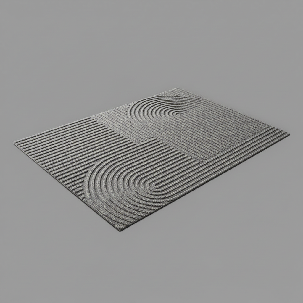 Felpudo Antideslizante Gris | Alfombra Entrada Casa Exterior