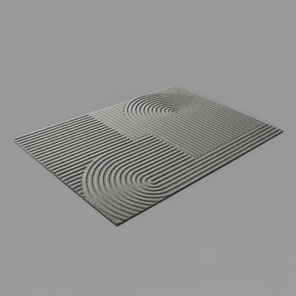 Felpudo Antideslizante Gris | Alfombra Entrada Casa Exterior