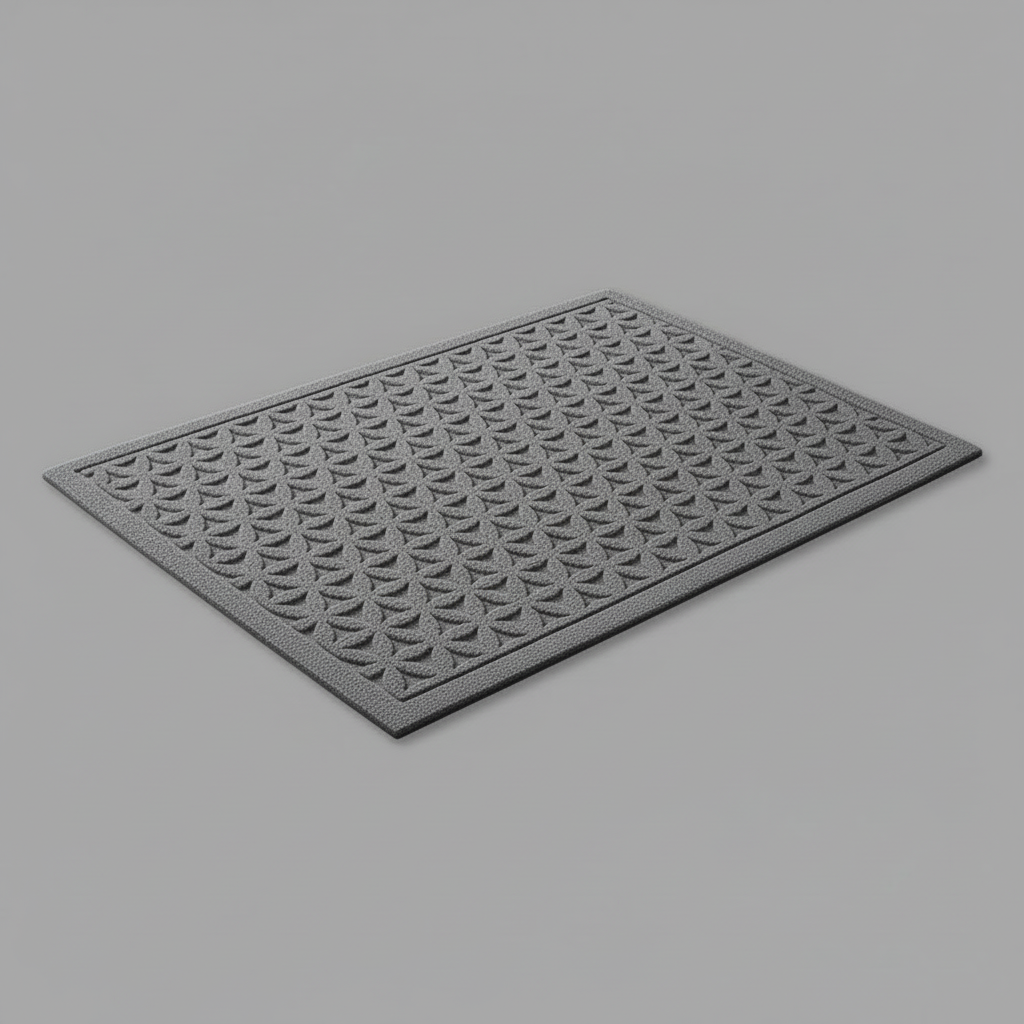 Felpudo Antideslizante Gris | Alfombra Entrada Casa Exterior