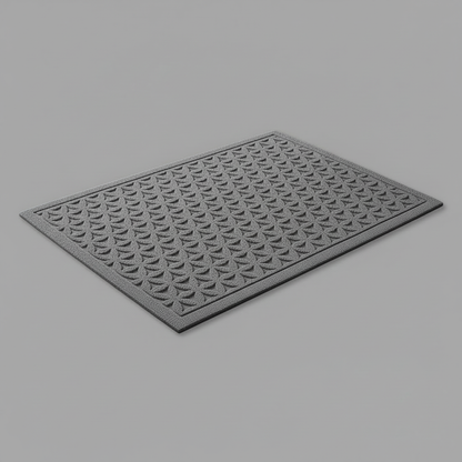 Felpudo Antideslizante Gris | Alfombra Entrada Casa Exterior
