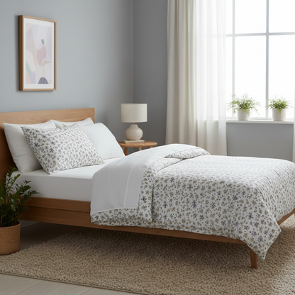Funda Nórdica Floral Suave | Funda Nórdica Cama 150
