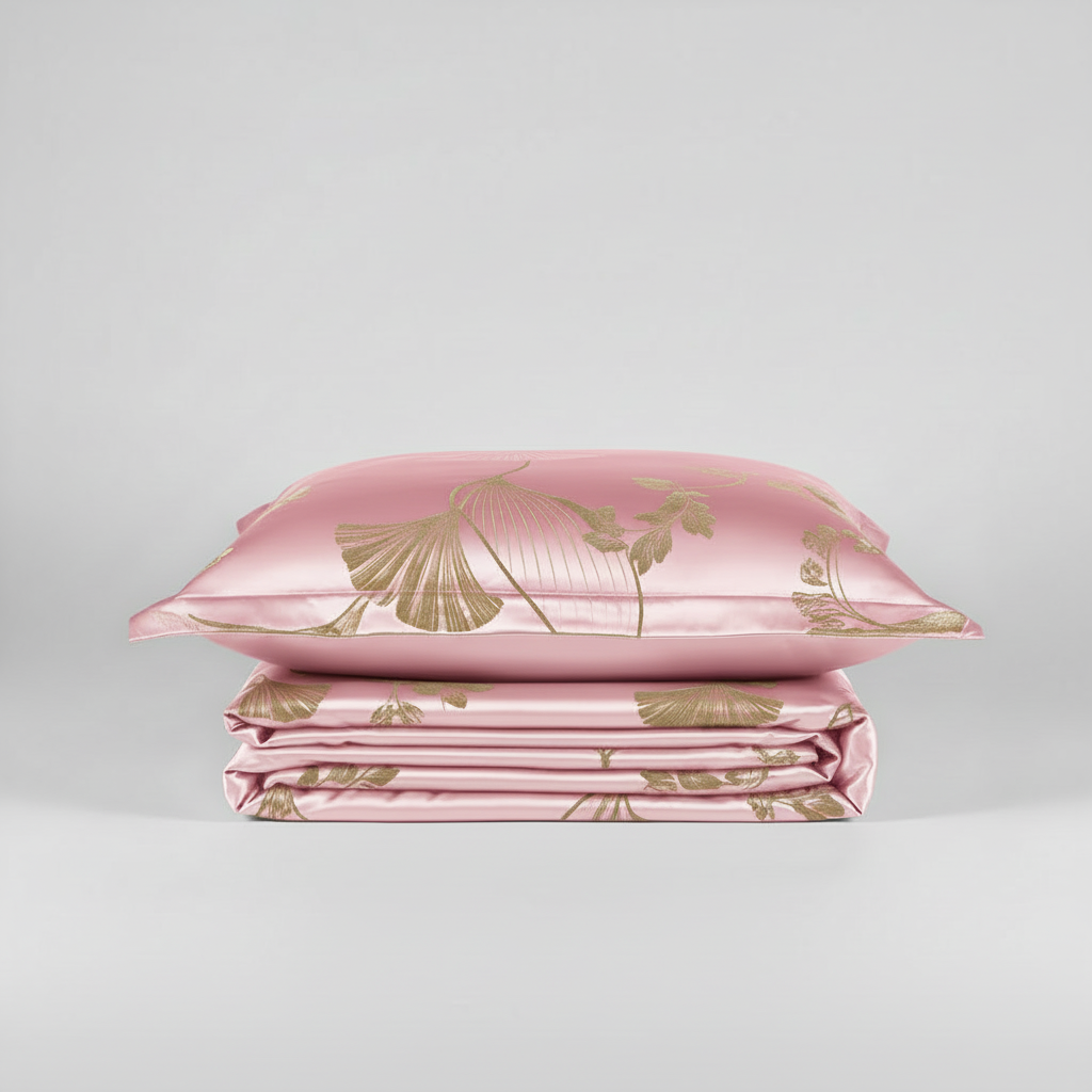Funda Nórdica Floral de Satén | Ropa de Cama Cama 150
