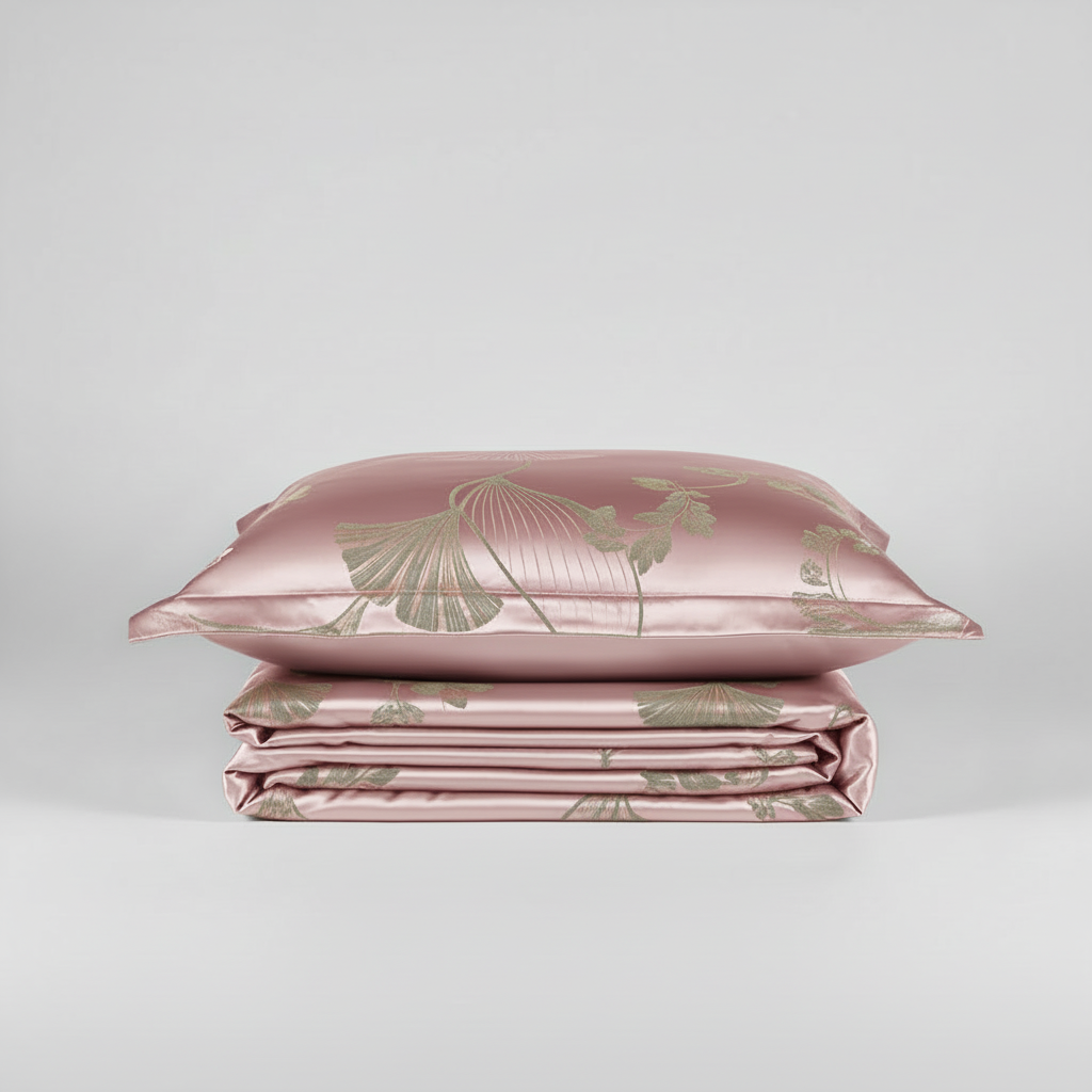 Funda Nórdica Floral de Satén | Ropa de Cama Cama 150