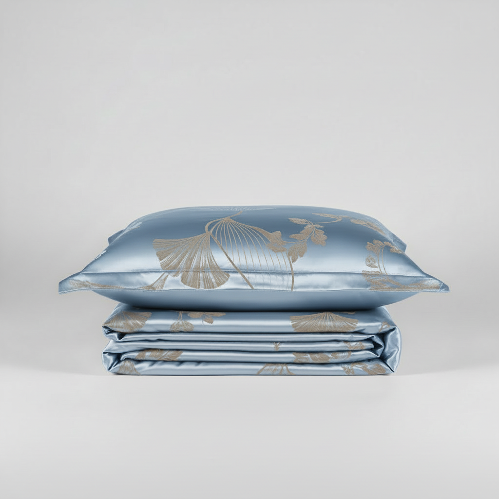 Funda Nórdica Floral de Satén | Ropa de Cama Cama 150
