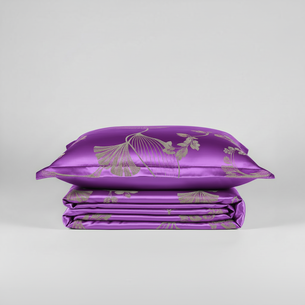 Funda Nórdica Floral de Satén | Ropa de Cama Cama 150