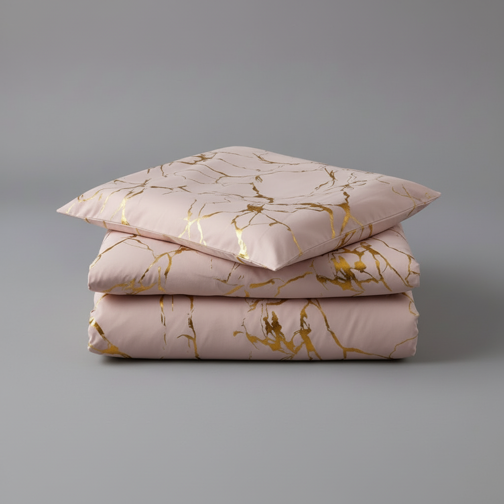 Funda Nórdica de Mármol Elegante | Ropa de Cama Luxe