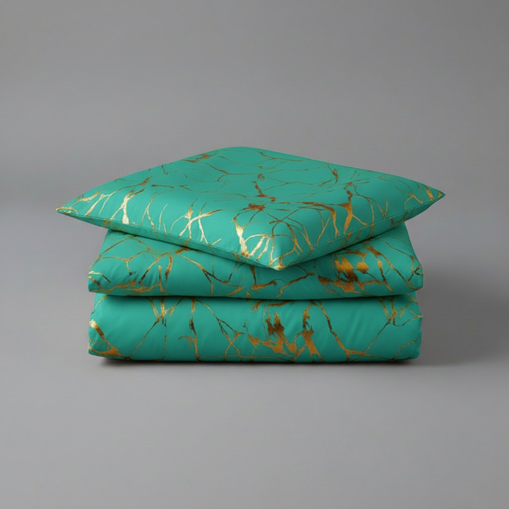 Funda Nórdica de Mármol Elegante | Ropa de Cama Luxe