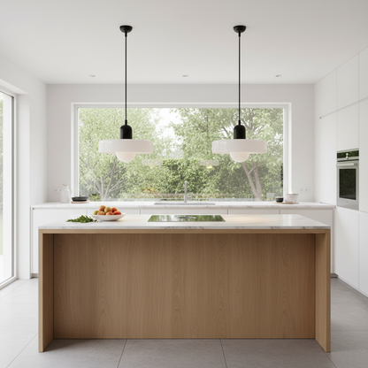 Lámpara Colgante Bauhaus | Lámpara de Techo Moderna de Vidrio