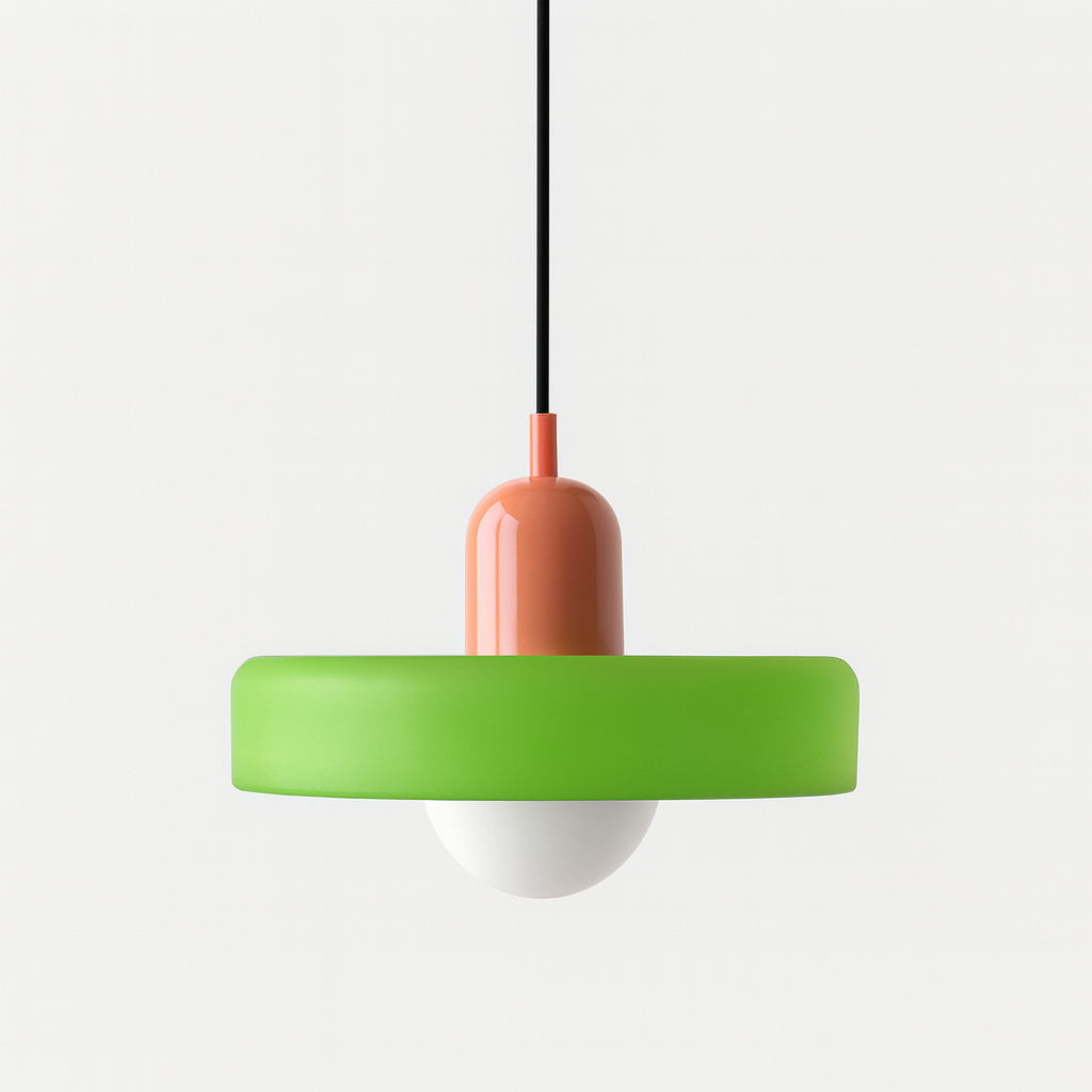 Lámpara Colgante Bauhaus | Lámpara de Techo Moderna de Vidrio 27