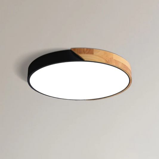 Lámpara de Techo LED Escandinava de Madera | Iluminación Moderna 0