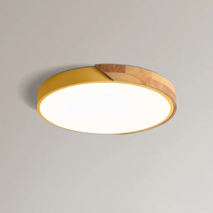 Lámpara de Techo LED Escandinava de Madera | Iluminación Moderna 10