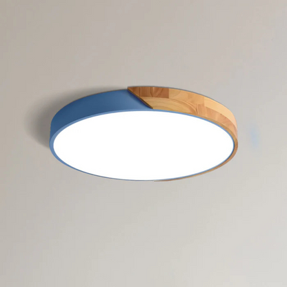 Lámpara de Techo LED Escandinava de Madera | Iluminación Moderna 12