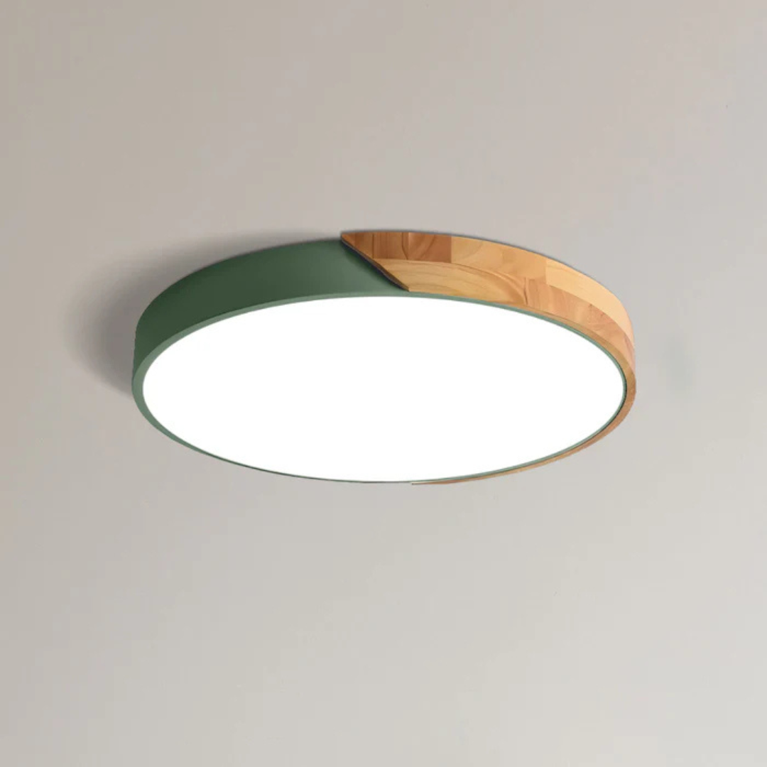 Lámpara de Techo LED Escandinava de Madera | Iluminación Moderna 13