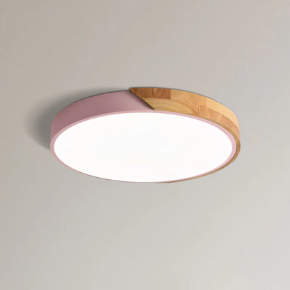 Lámpara de Techo LED Escandinava de Madera | Iluminación Moderna 9